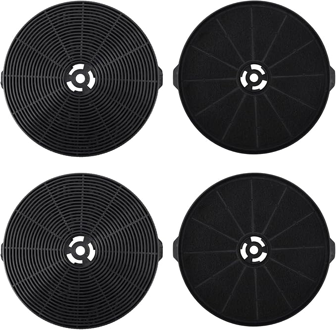 4pcs CFK1-TM Carbon Charcoal Filters for Cosmo Range Hoods, Range Hood Replacement Parts Compatible with UMC30 UC30 UMC36 UC36 Tieasy USGDCF-G JOEAONZ YYCF02 and FIREGAS CC170