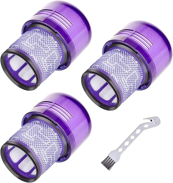 3 Pack Vacuum Replacement Filter Compatible with Dyson V11 Origin V11 Torque Drive V11 Complet V11 Extra V15 Detect V15 Detect Absolute V15s Detect Submarine Vacuums, Part 970013-02