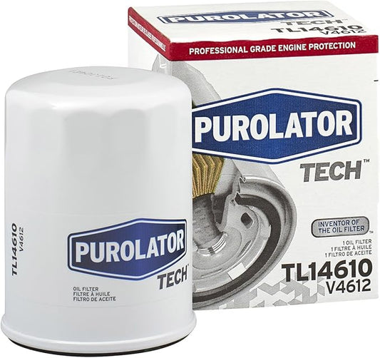 Purolator TL14610 PurolatorTECH Spin On Oil Filter Compatible With Honda CR-V, Accord, Civic, Pilot, Odyssey, HR-V, Fit, Nissan Frontier, TITAN, Xterra, Acura MDX and RDX