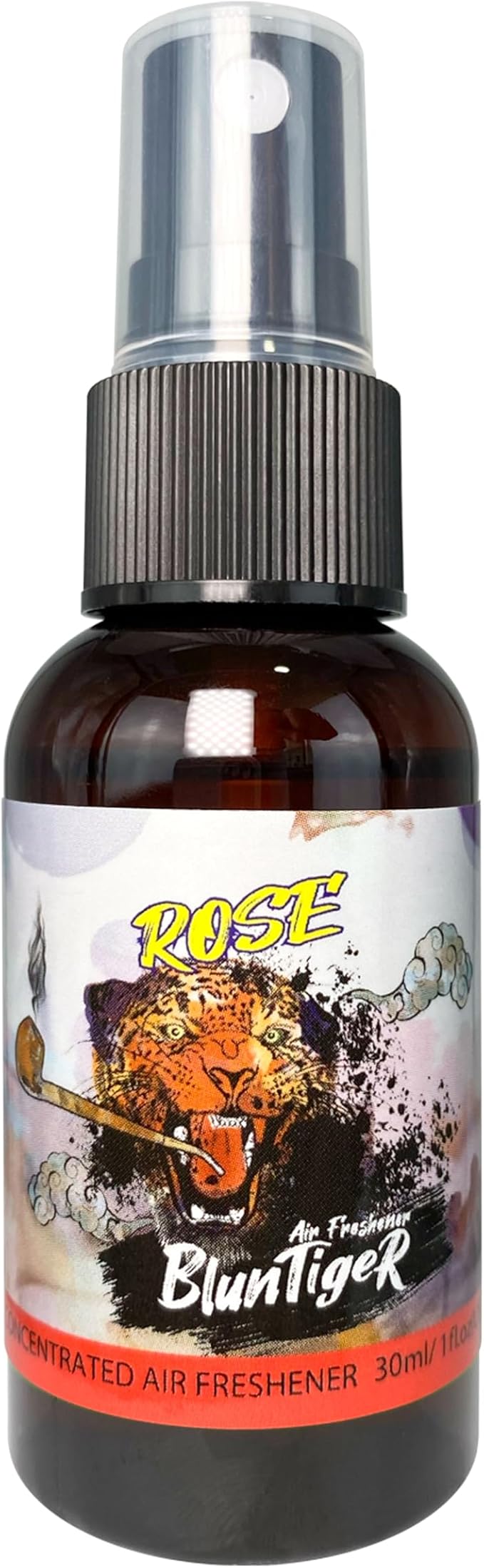 High Concentrated Strong Oil Based Air Freshener (Inspired by Rose) 30ml/1oz Car, Room, Home and Bathroom Deodorizer & Odor Eliminator Spray