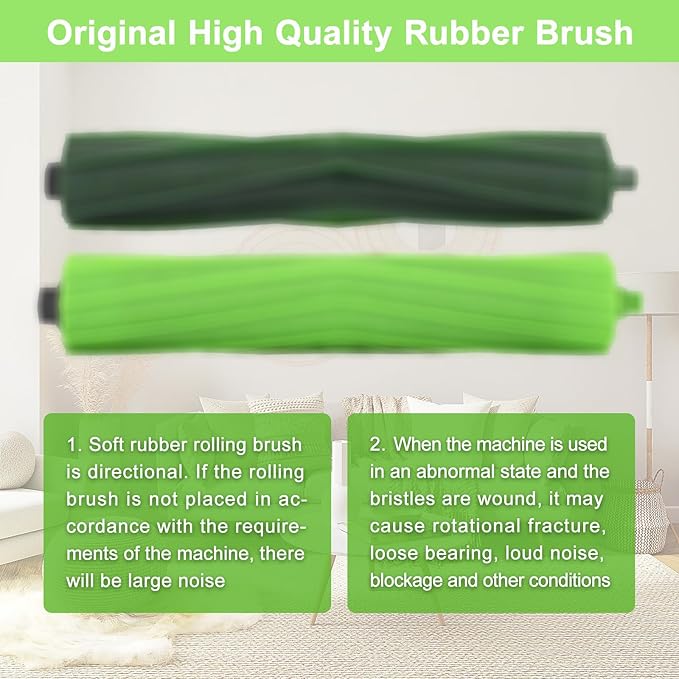 Replacement Parts accessories for irobot Roomba i1+ i7 i7+ i3+ i4+ i6+ i8+ J7+ Plus I & J Plus series Vacuum Cleaner Inclue 4 Roller Brushes , 8 Filters , 8 Side Brushes