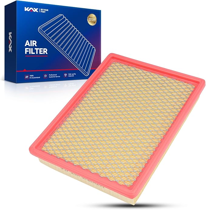 KAX Engine Air Filter, CA6479 Replacement for Buick Lesabre, Park Avenue, Riviera, Roadmaster, Cadillac Allante, Commercial Chassis, Deville, Eldorado, Fleetwood, Seville, Chevrolet Caprice, Impala