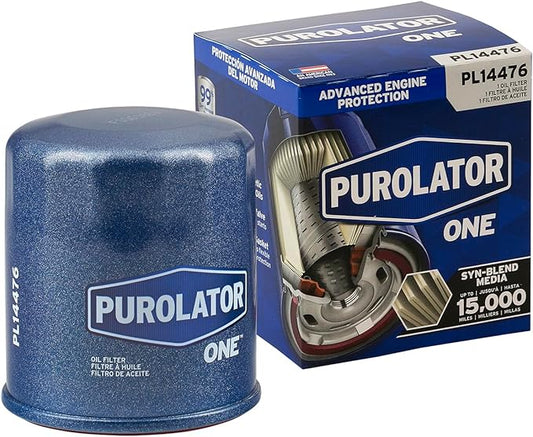 Purolator PL14476 PurolatorONE Advanced Engine Protection Spin On Oil Filter Compatible With Toyota Corolla, Camry, Prius, Yaris, Sienna, C-HR, Prius C, Prius Prime, Pontiac Vibe and Scion xB