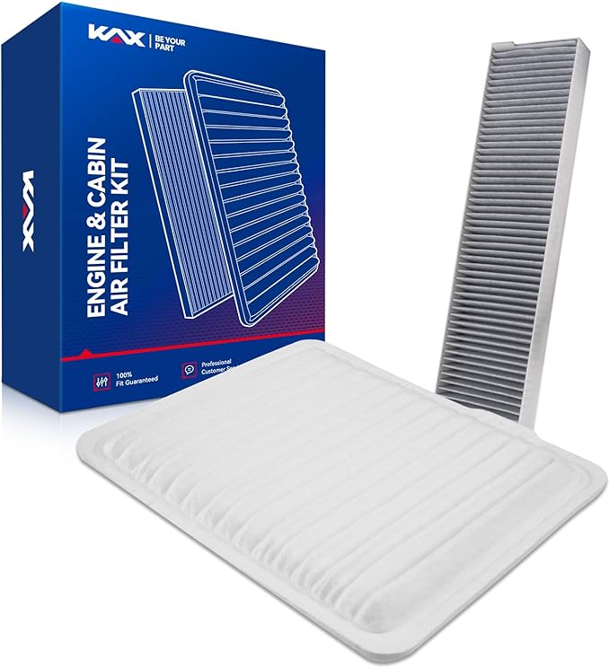 KAX Engine & Cabin Air Filter Kit, Replacement for Chevrolet Equinox 2005-2009, Saturn Vue 2002-2007, Pontiac Torrent 2006-2009, Suzuki XL-7 2007-2009, Replace# CA9492 CF10141