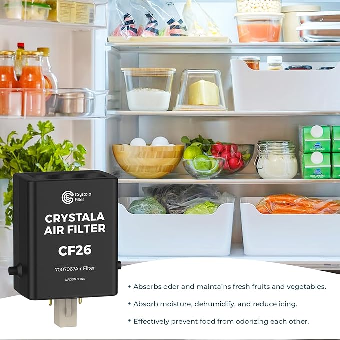 Crystala Filters Replacement For Sub-Zero Refrigerator Air Purification Cartridge 7042798, 7007076, 7007067 Air Filter (Pack of 1)