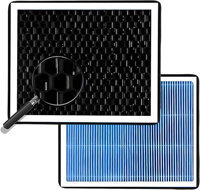 CF12820 Cabin Air Filter With Activated Carbon For 2021-2024 Kia K5 EV6 Niro Sorento Sportage, Hyundai Elantra Elantra N Ioniq 5 Ioniq 6 Santa Cruz Santa Fe Sonata Kona, GV60 2020-2024