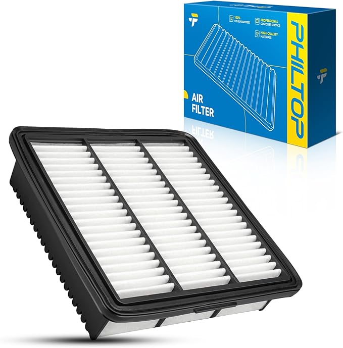 PHILTOP Engine Air Filter, Compatible with CA12879 Hyundai Elantra 2021, 2022, 2023, 2024, 2025, 2026, Elantra N 2022, Kona 2024, 2025, 2026, High Filtration Efficiency Air Filter