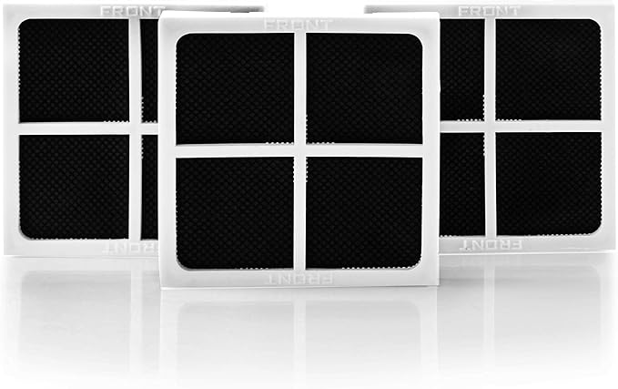 K&J 3-Pack Replacement LG LT120F Air Filters - Fits LT120F and ADQ73214404 Refrigerator Air Filters - Fresh Air Filter 3-Pack