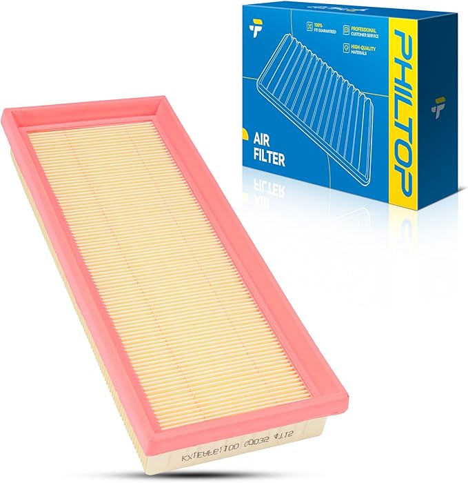 PHILTOP Engine Air Filter, Compatible with CA10604 Smart Fortwo 2008 2009 2010 2011 2012 2013 2014 2015, Improve Engine Performance, Flexible Panel