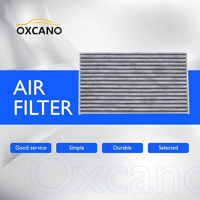 27891-3DF0A Cabin Air Filter w/Activated Carbon Compatible with Nissan Cube 2009 2010 2011 2012 2013 2014, Juke 2011 2012 2013 2014 2015 2016 2017, Leaf 2011-2018, Sentra 2013 2014 2015-2018