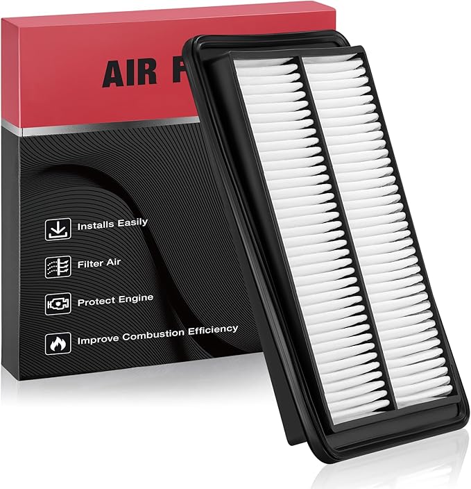 BDFHYK CA11858 Engine Air Filter Compatible with Nissan Qashqai 2017-2022, Rogue 2014-2020, Rogue Sport 2017-2022, L4 2.0L, Replace# 165464BA01