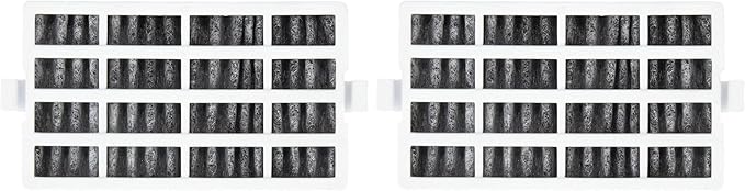Whirlpool W10311524 FreshFlow™ Refrigerator Air Filter, OEM Carbon Filter for Odor Reduction – Replaces AIR1, W10315189, 1876318, PS2580853 – Fits Whirlpool, Maytag, KitchenAid, JennAir (Pack of 2)