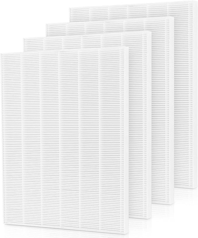 5500-2 Air Purifier Filter Replacement For Winix, 116130 Replacement Filter H Compatible with Winix 5500-2 and AM80 Air Purifier, 4 Pack HEPA Filter Only