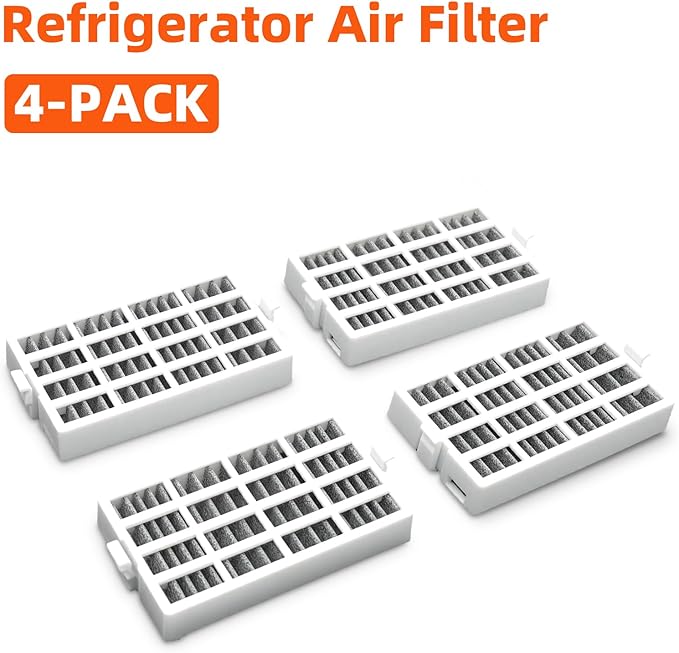 WRX988SIBE01 WRX986SIHZ02 4-PACK Air Filter Replacement for Whirlpool Refrigerator WRX986SIHZ04 WRX988SIBB01 WRX988SIBE00 WRX988SIBE02 WRX988SIBE03 WRX988SIBB00 WRX988SIBH00 WRX988SIBH01 WRX988SIBH02