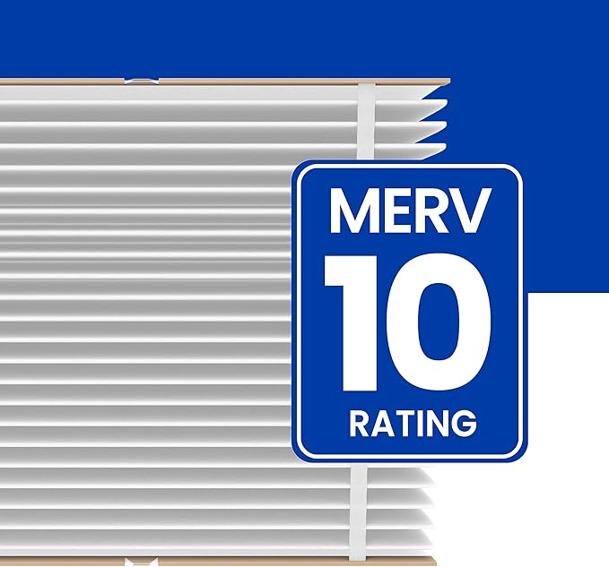 AprilAire 401 Replacement Furnace Filter for AprilAire 2400, Space-Gard 2400 Whole-House Air Purifiers - MERV 10, 16x25x6 Air Filter (Pack of 10)