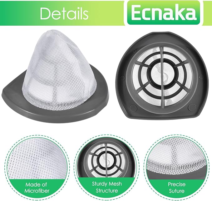 2033 Vacuum Replacement Filters for Bissell Featherweight Stick Lightweight Bagless Vacuum 2033, 20331, 20334, 20333, 20336, 20339, 2033M,Compare to Part 1611508-6 Mesh Filters 8 Foam Filters.