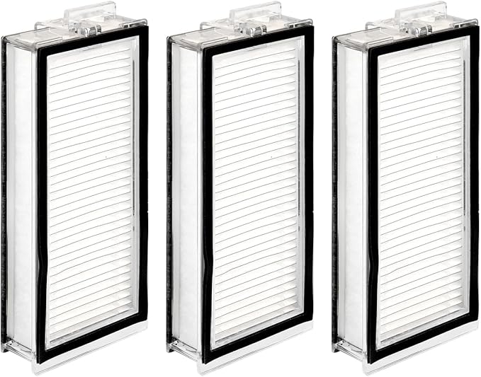 (3 Pack) Q5 Max+ Ultra Replacement HEPA Filters Compatible With Roborock Q5 Max+, Q5 Pro, Q5 Pro+, Q8 Max, Q8 Max+, Q7, Q7+, Q7 Max, Q7 Max+, Q5 Duoroller+ Robot Vacuum, Accessories Kit Filters