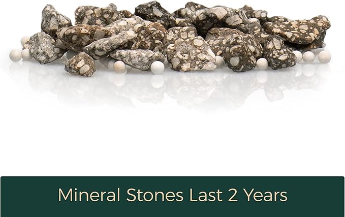 Santevia Mineral Stones Replacement | Adds Healthy Minerals & Alkalinity | Improves Water Taste | Lasts 2 Years