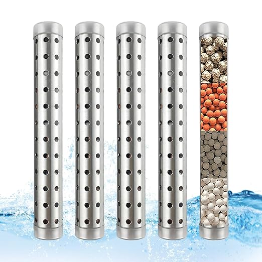 5Pcs Hydrogen Stick, Alkaline Water Stick PH Alkalizer Ionizer Portable Hydrogen Mineral Purifier Stainless Steel Minerals Wand Water Purifier Filter