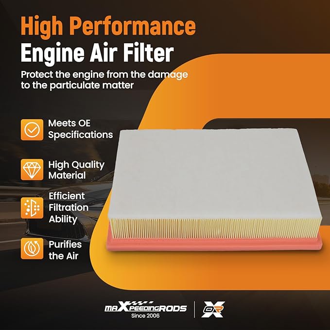 maXpeedingrods CA10835 Engine Air Filter Fit for Toyota 4Runner 2010-2024, FJ Cruiser 2010-2014, for Lexus GX460 2010-2023, V6 4.0L V8 4.6L, Replacement for 49350, 9350, AF4066, A4066, A36122