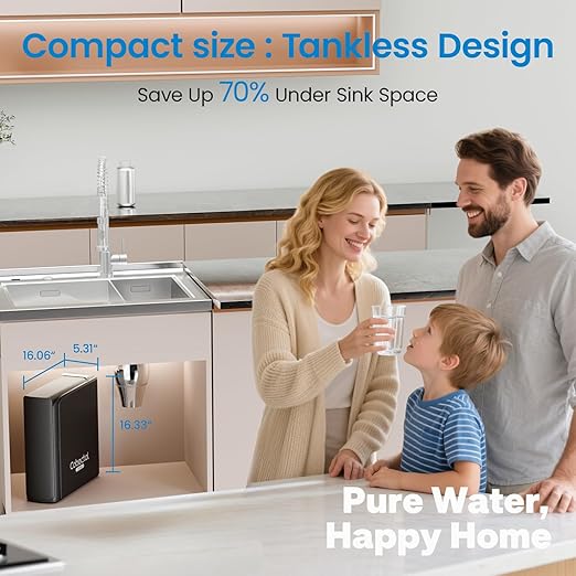 RO2 Reverse Osmosis Water Filter Replacement for K8B Reverse Osmosis System,24-Months Lifetime,Designed for Cobectal Under Sink Ro Water Filtration System Specifically