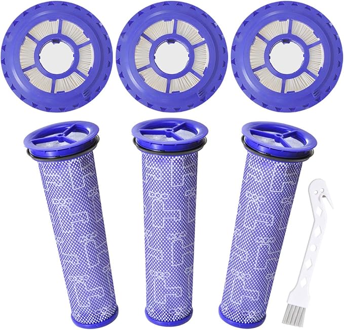 6 Pack Replacement Vacuum Filter for Dyson DC41 DC41 DC65 DC66 Vacuum,3 Pack Post Filter & 3 Pack Pre Filter