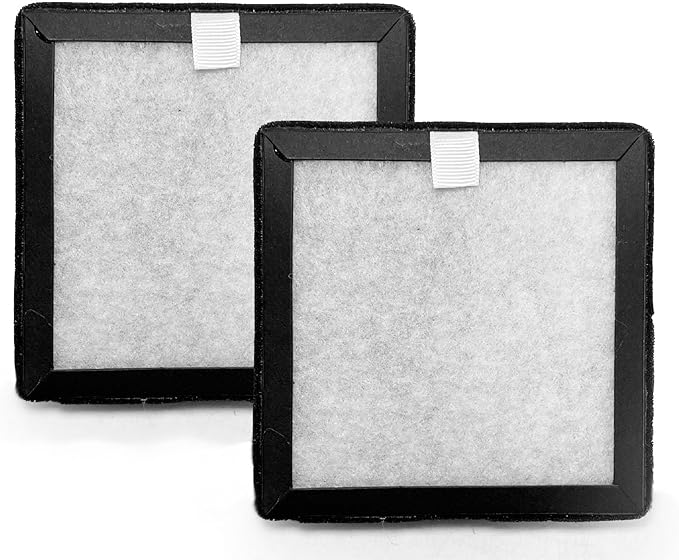 Nispira 2-in-1 Activated Carbon Replacement Filter For Potulas Compact Desktop Air Purifier, 2 Packs