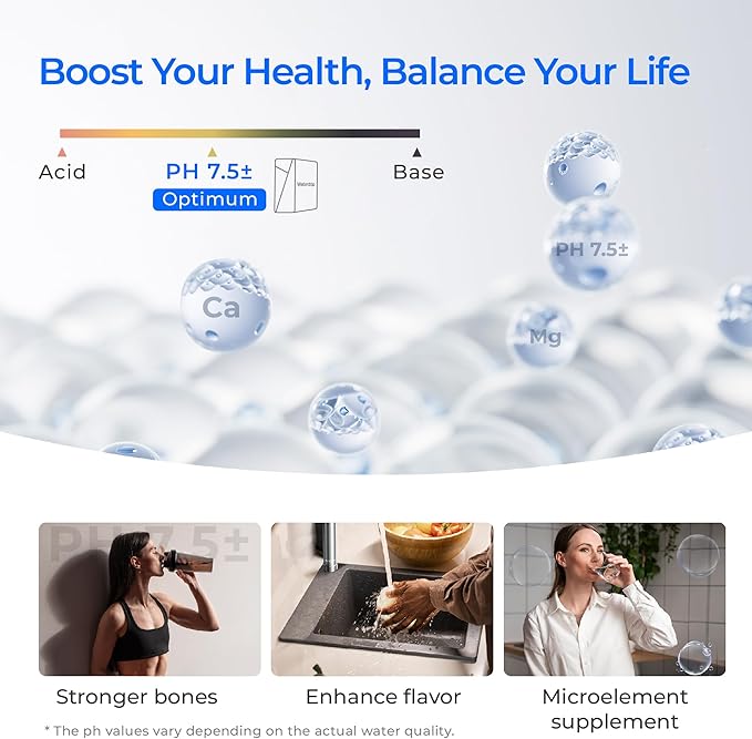 Waterdrop X16-BAS Reverse Osmosis Water Filter, Alkaline Mineral, NSF/ANSI 42&58&372 Certified, 1600 GPD, 11-Stage Filtration, UnderSink RO, 3:1 Pure to Drain, Smart Stainless Steel Faucet, BPA Free