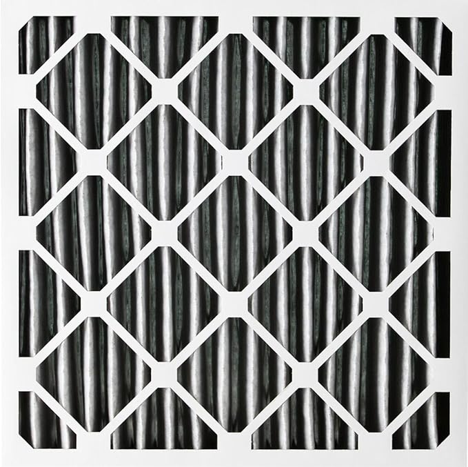 Nordic Pure 20x20x1 (Actual Size: 19 1/2 x 19 1/2 x 3/4) Furnace Air Filters MERV 10 Pleated Plus Carbon 3 Pack
