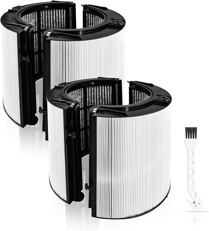 2 Pack TP04 PH01 Replacement Filter Compatible with Dyson TP06 TP07 TP09 TP10 HP04 HP06 HP07 HP09 HP10 PH02 PH03 PH04 Air Filter Replacement,360°Combi Activated Carbon Filter Pure Cool Hot Air Filter
