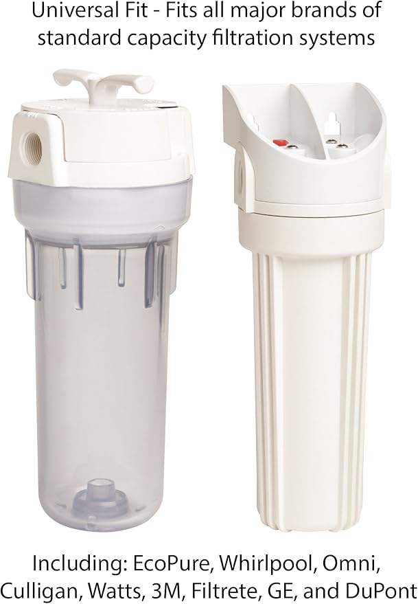 EcoPure EPW2P Pleated Universal Whole Home Water Filter – Fits Standard Capacity Systems – NSF Certified-– 30 Micron-– Reduces Sediment,Sand,Dirt & Rust-– 3-Month Life per Filter,(Pack of 24)