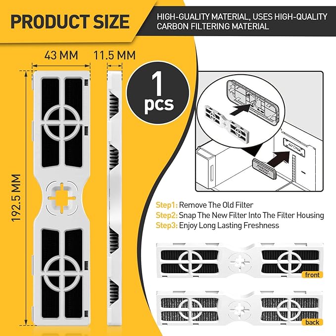 FRGPAAF2 Air Filter Compatible with Frigidaire - Replacement Filter for Frigidaire Air Conditioners & Refrigerators - PureAir AF-2