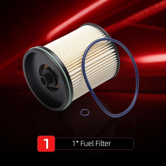 TP1015 Fuel Filter for Chevrolet Silverado/Cruze 2500HD 3500HD 2014-2024, for GMC Sierra 2500HD/3500HD/2500/3500 2017-2024, Duramax/Turbo Diesel 1.6L/2.0L/6.6L, OE TP1015, 23456595, 22937279