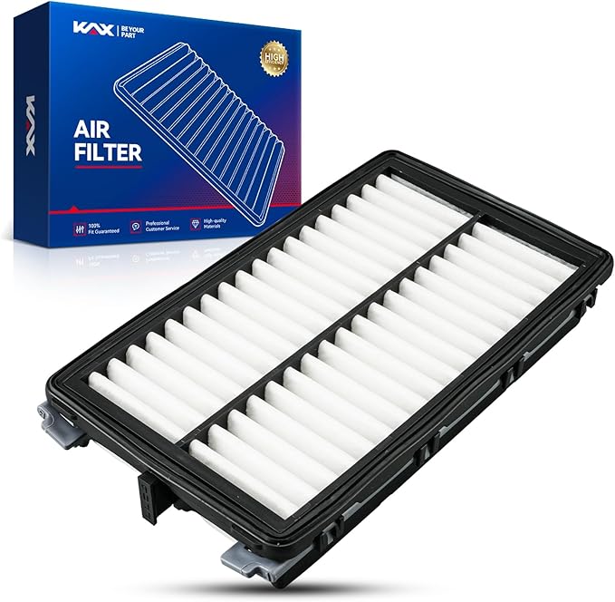 KAX Engine Air Filter, CA12816 Replacement for Hyundai & Kia Models, Santa Fe, Tucson, Sonata, Santa Cruz, Sorento, K5, Sportage, Carnival, Enhanced Filtration & Improved Airflow