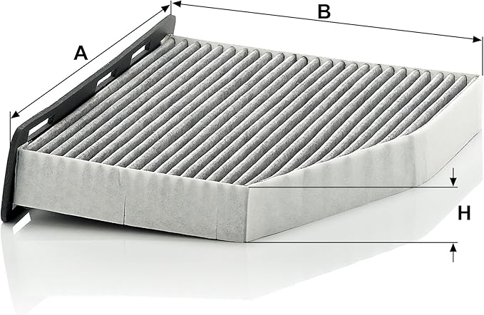 Mann-Filter CUK 2939 Cabin Filter With Activated Charcoal for select Audi/Volkswagen models