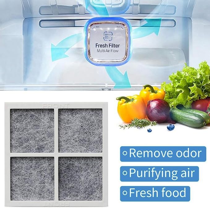 5 Pack LT120F Refrigerator Air Filter for LG LFX31945ST Kenmore Elite Replace LFX31925ST LFX31925SW LFX31925SB LFX25991ST LFX31945ST LFX329345ST LFX33975ST LFX29927ST ADQ73214404