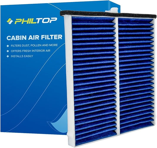 PHILTOP Premium Cabin Air Filter w/Dual Activated Carbon, Compatible with CF11811 Mazda CX-5 2013-2025, 3 2014-2018, 6 2014-2021, Carbon Filter Up Dust Pollen Odor