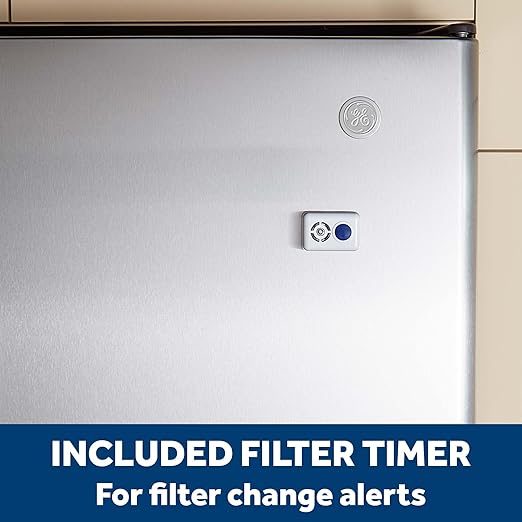 GE Whole House Water Filtration System, Reduces Sediment, Rust & More, Install Kit & Accessories Included, Replace Filters (FXHTC, FXHSC) Every 3 Months, GXWH40L