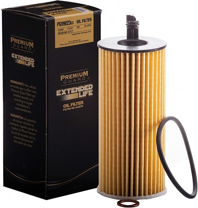 Premium Guard Extended Life Oil Filter up to 10k Miles PG99023EX | Fits 2014-2018 BMW X5, 328d xDrive, 328d, 2015-2017 X3, 2014-2016 535d xDrive, 535d, 2015 740Ld xDrive