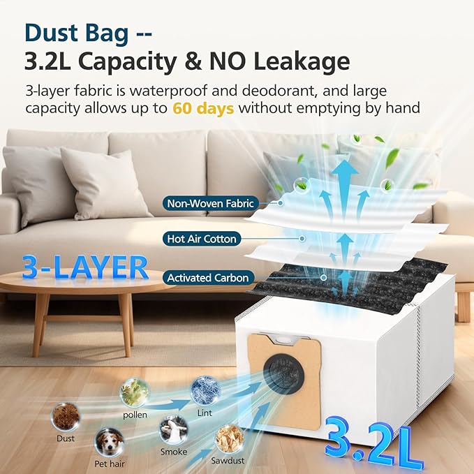 C10 Accessories for eufy C10 Robot Vacuum, 22 Pack Replacement Parts Include: 2* Main Rolling Brush, 6* Washable Filter, 6* Side Brush, 6* Dust Bag, 2* Cleaning Tool