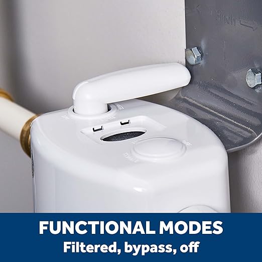 GE Whole House Water Filtration System, Reduces Sediment, Rust & More, Install Kit & Accessories Included, Replace Filters (FXHTC, FXHSC) Every 3 Months, GXWH40L
