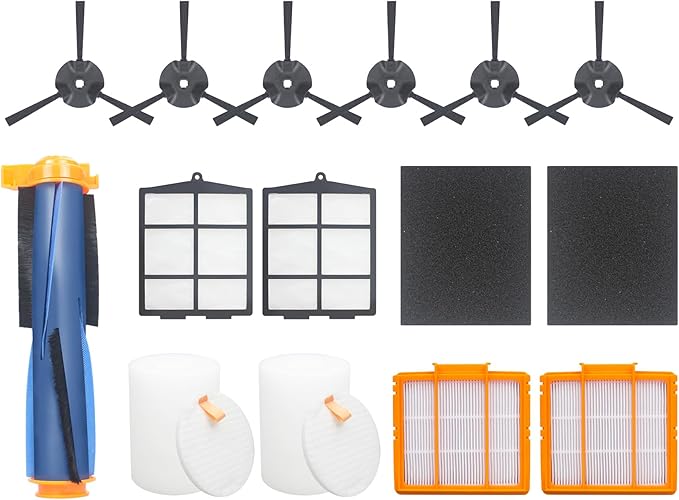 Replacement Parts for Shark RV2302AE IQ Robot Vacuum (15 Pack)