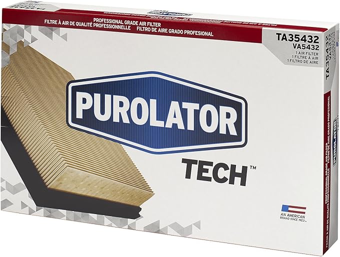 Purolator TA35432 PurolatorTECH Air Filter Compatible With 2002-2011 ToyotaCamry, 2001-2013 ToyotaHighlander, 2004-2010 Toyota Sienna, 2007-2009 Lexus RX350 and 2004-2006 Lexus RX330 (Pack of 3)