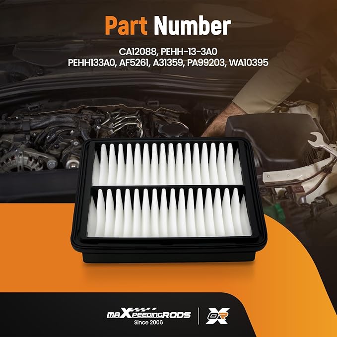 maXpeedingrods CA12088 Engine Air Filter Replacement for Mazda CX-3 L4 2.0L 2016-2022, Replacement for AF5261, A31359, PA99203