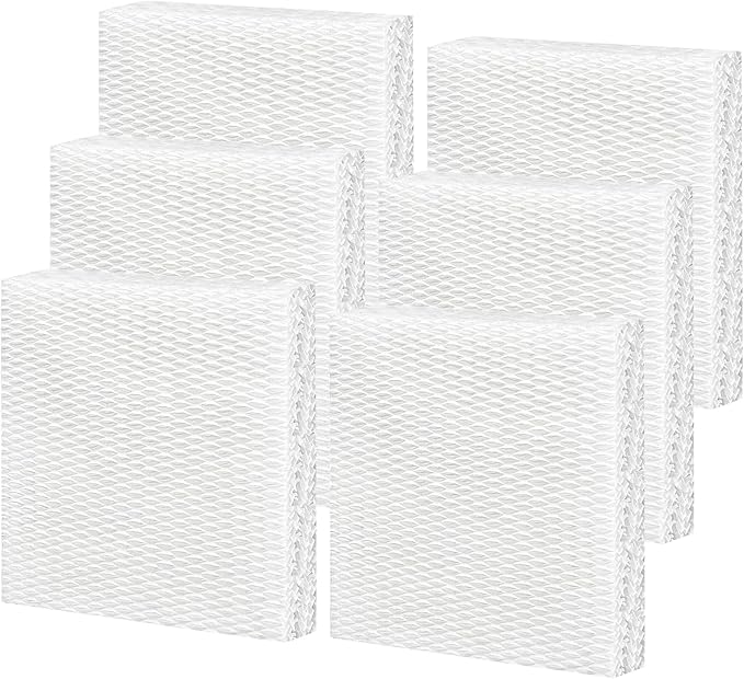 6-Pack HFT600 Humidifier Replacement Wicking Filter T for Honeywell Hev615 Hev620 Humidifier, Compatible with Honeywell HFT600 Humidifier Filter T, Replace Part# HFT600T HFT600PDQ