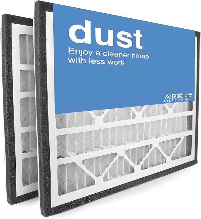 AirX Filters 20x30x3 Air Filter MERV 8 Return Air Grille Filter, 2-Pack