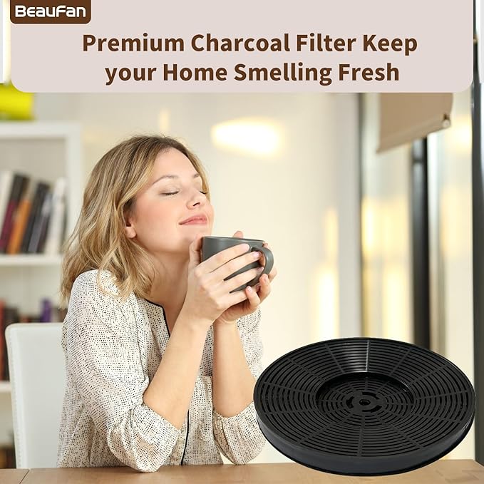2 Pack CFK4 Carbon Filters Compatible with Cosmo Under Cabinet Range Hood 5MU30 / 5MU36, Also Fit for SNDOAS Range Hood ‎US0475BPB / US0475NBK