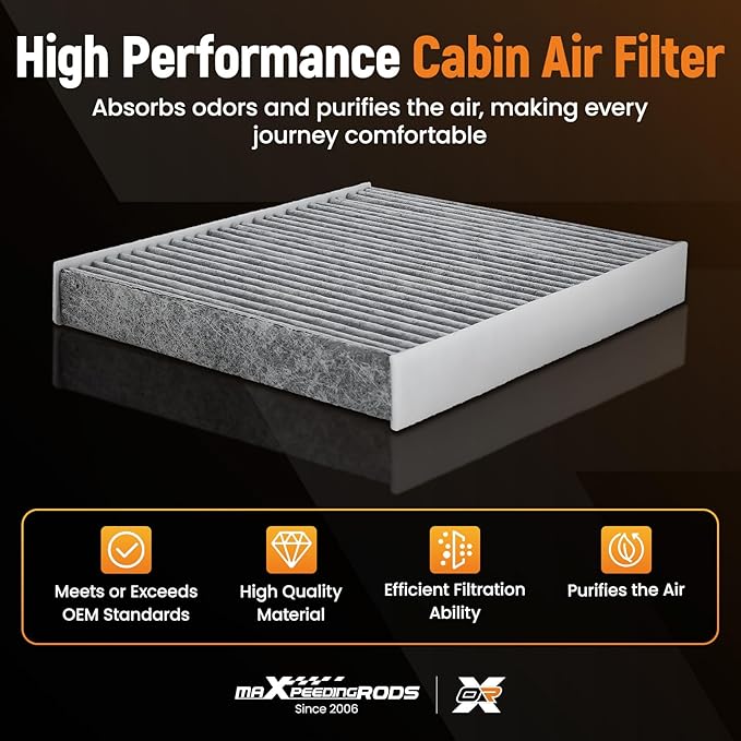 maXpeedingrods CP157 (CF12157) Cabin Air Filter for Toyota Avalon, Camry, Corolla, Corolla Cross, Prius, Prius Prime, RAV4, Highlander. Fit for LEXUS RX350/ES350, Subaru Ascent, Mazda CX-9