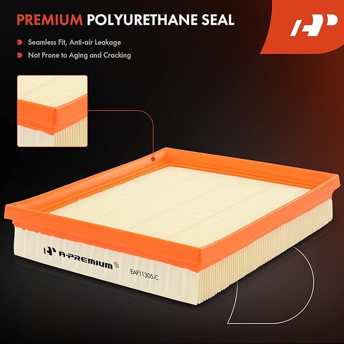 A-Premium Engine Air Filter Compatible with BMW F30 F32 228i, 228i xDrive, 320i, 320i xDrive, 328d, 328d xDrive, 328i, 328i xDrive, 428i, 428i xDrive, 2012-2018, Replace# 13717630911