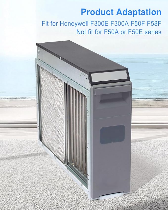 16"x 12.5"x 0.4" Post Filter Replacement Fit for Honeywell F300E F300A F50F F58F Electronic Air Cleaners Replace 50000293-002 50000293002, Not Fit for F50A/F50E, 2Pcs